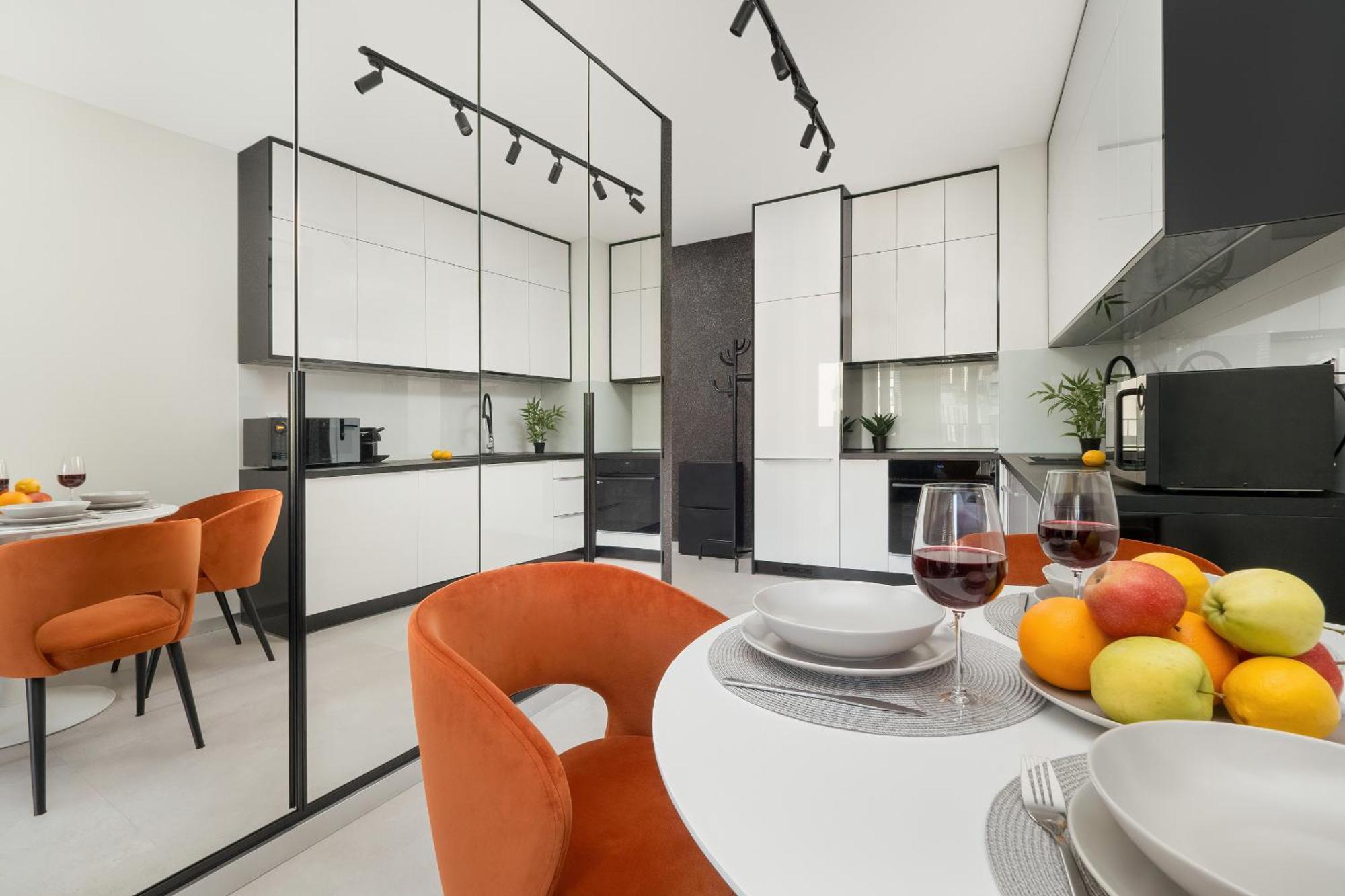 Luksusowe Studio W Lodzi Z Biurkiem, Balkonem I Klimatyzatorem By Renters Prestige Exterior foto